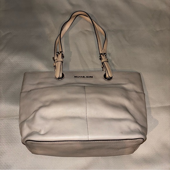 NWT MICHAEL Michael Kors Bedford Soft Pebbled Leather Tote Shoulder Bag - Picture 1 of 7